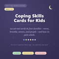 Coping Skills Cards for Kids cover