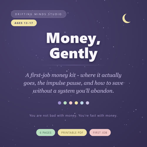 ADHD Budget Planner for Teens cover
