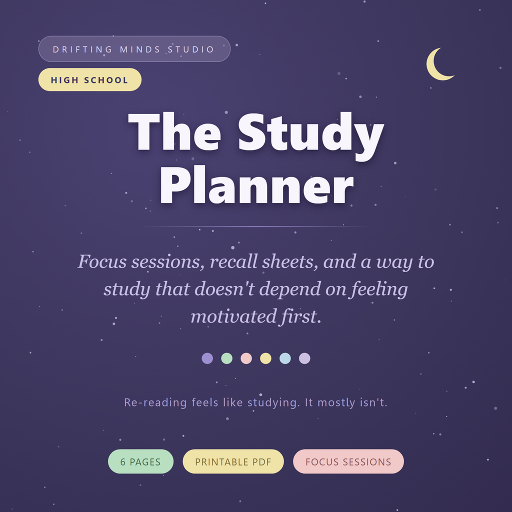 ADHD Study Planner cover