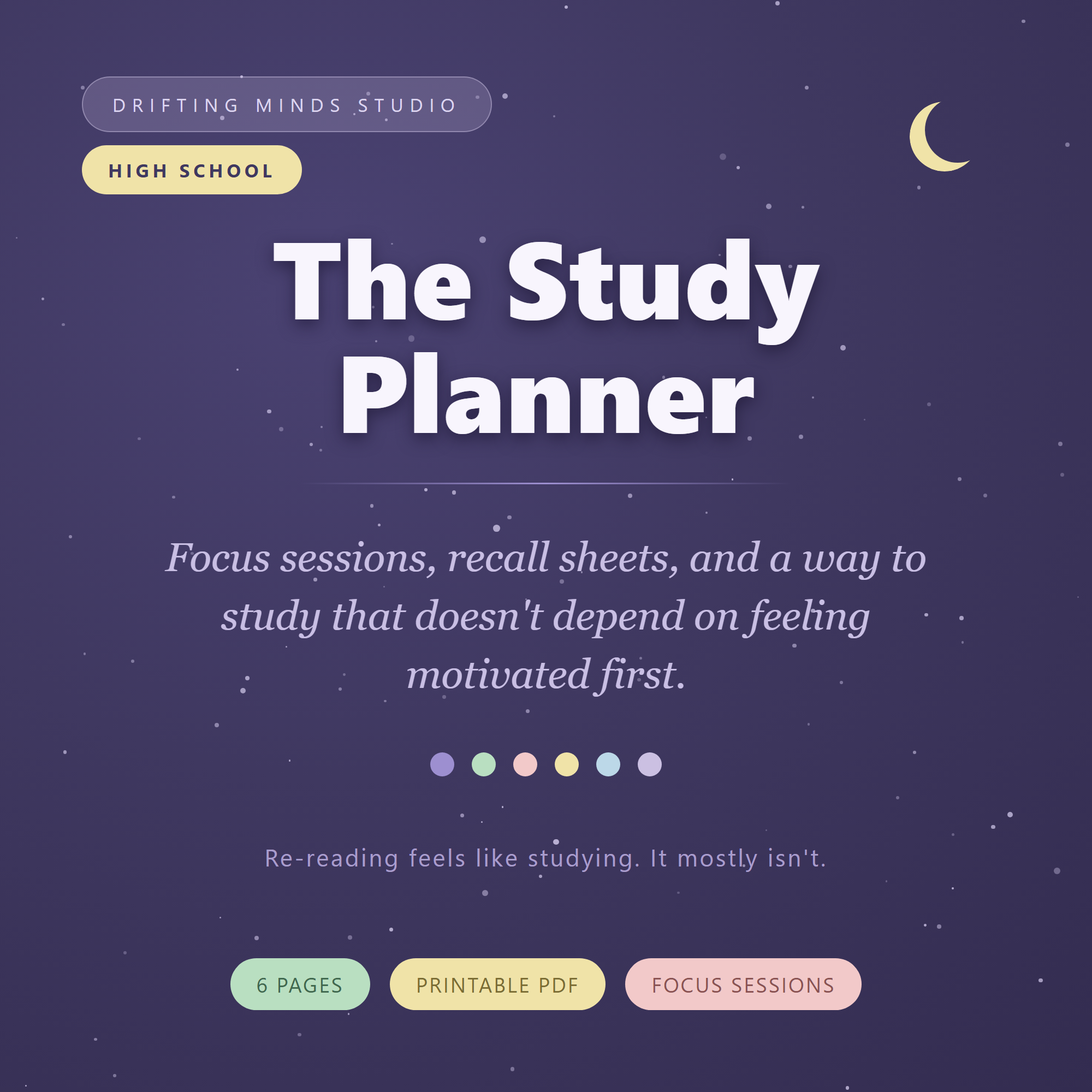ADHD Study Planner cover