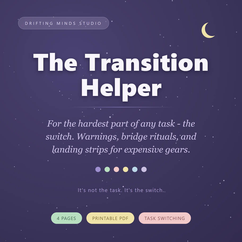 The Transition Helper — ADHD task switching kit