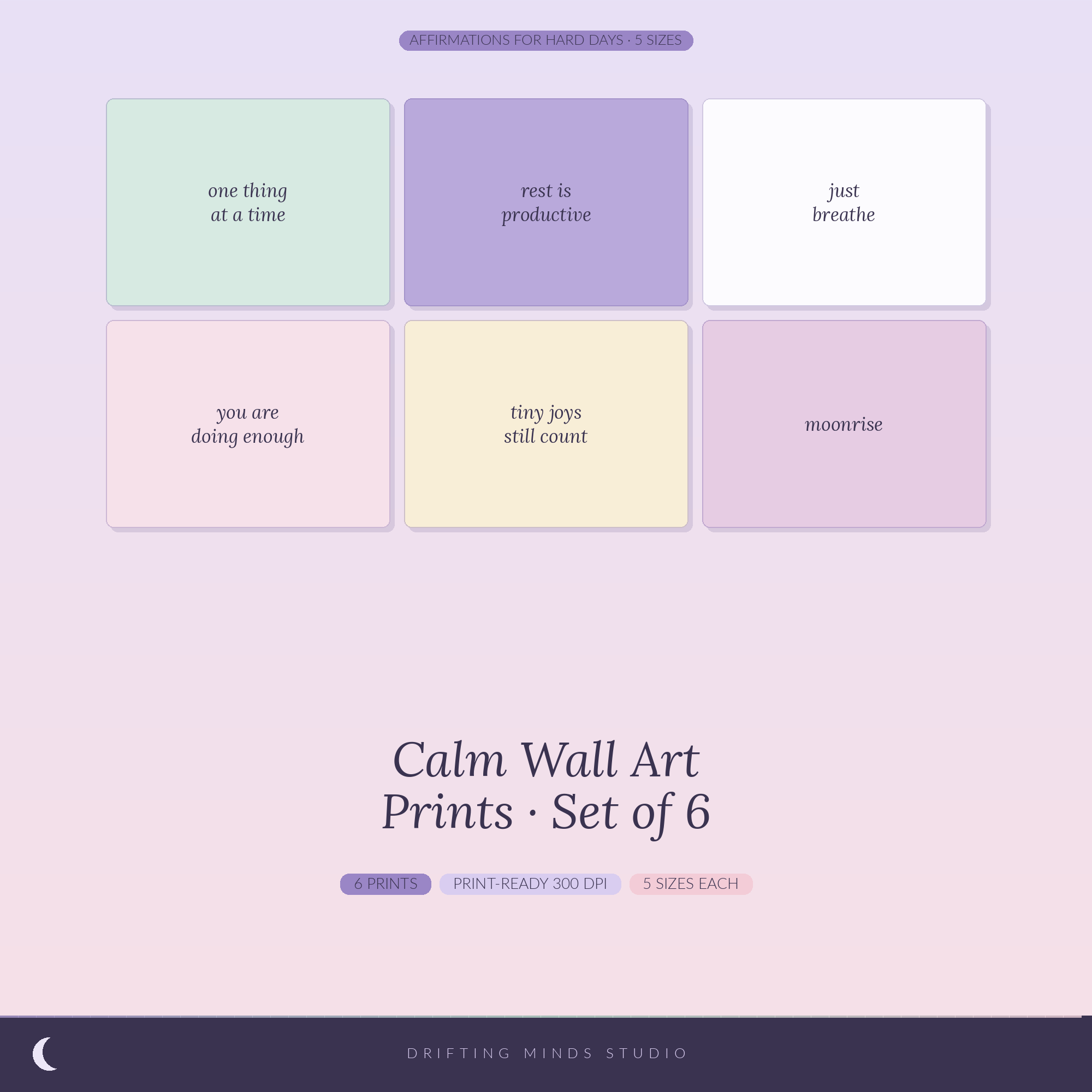 Calm Wall Art Prints cover
