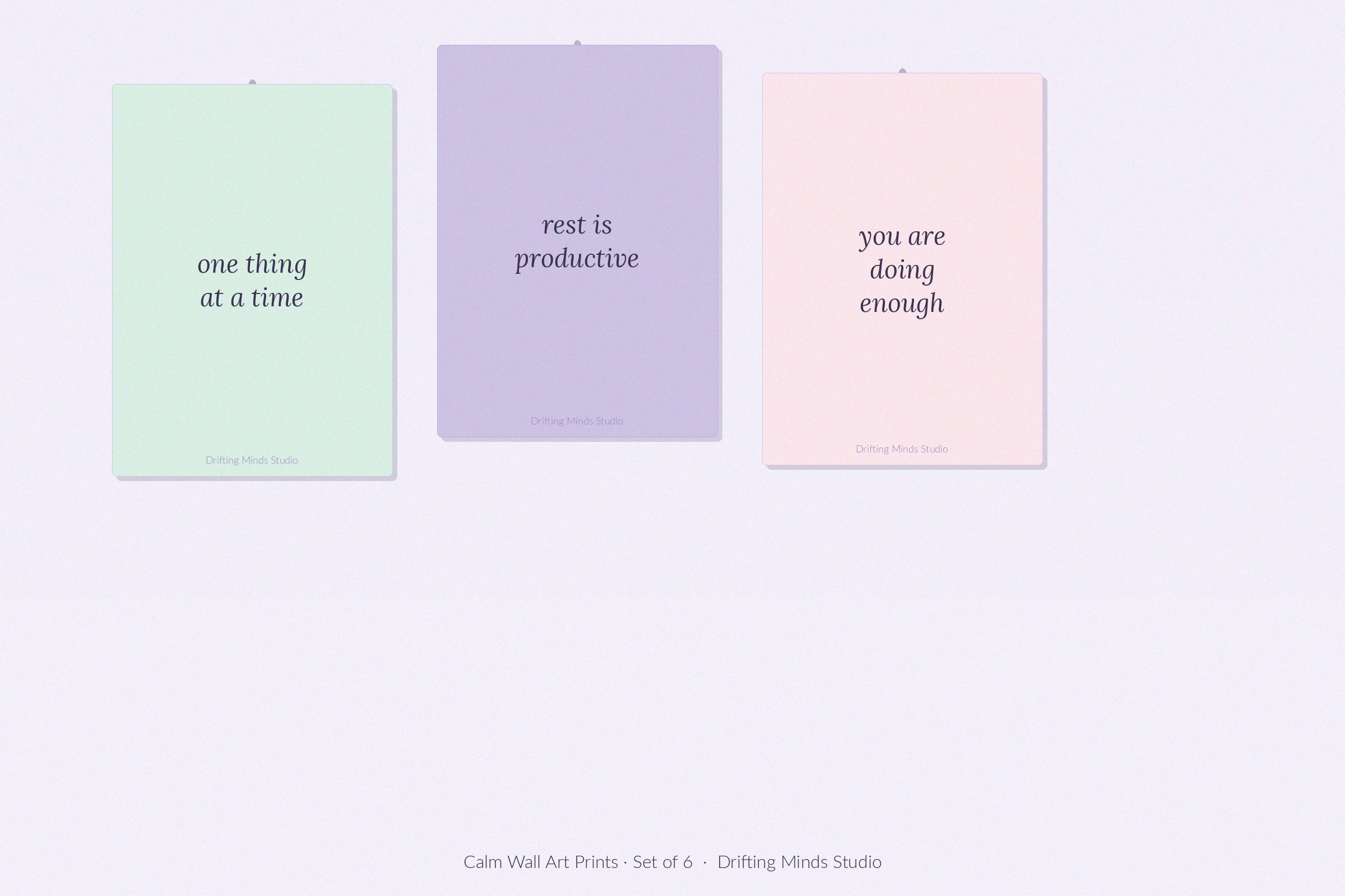 Calm Wall Art Prints desk mockup