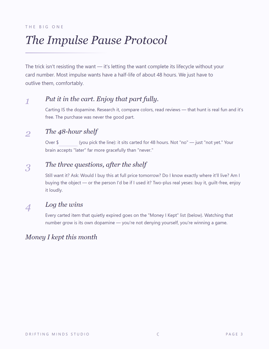 Bill autopilot page preview