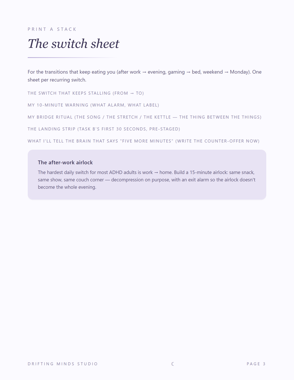 Bridge rituals page preview