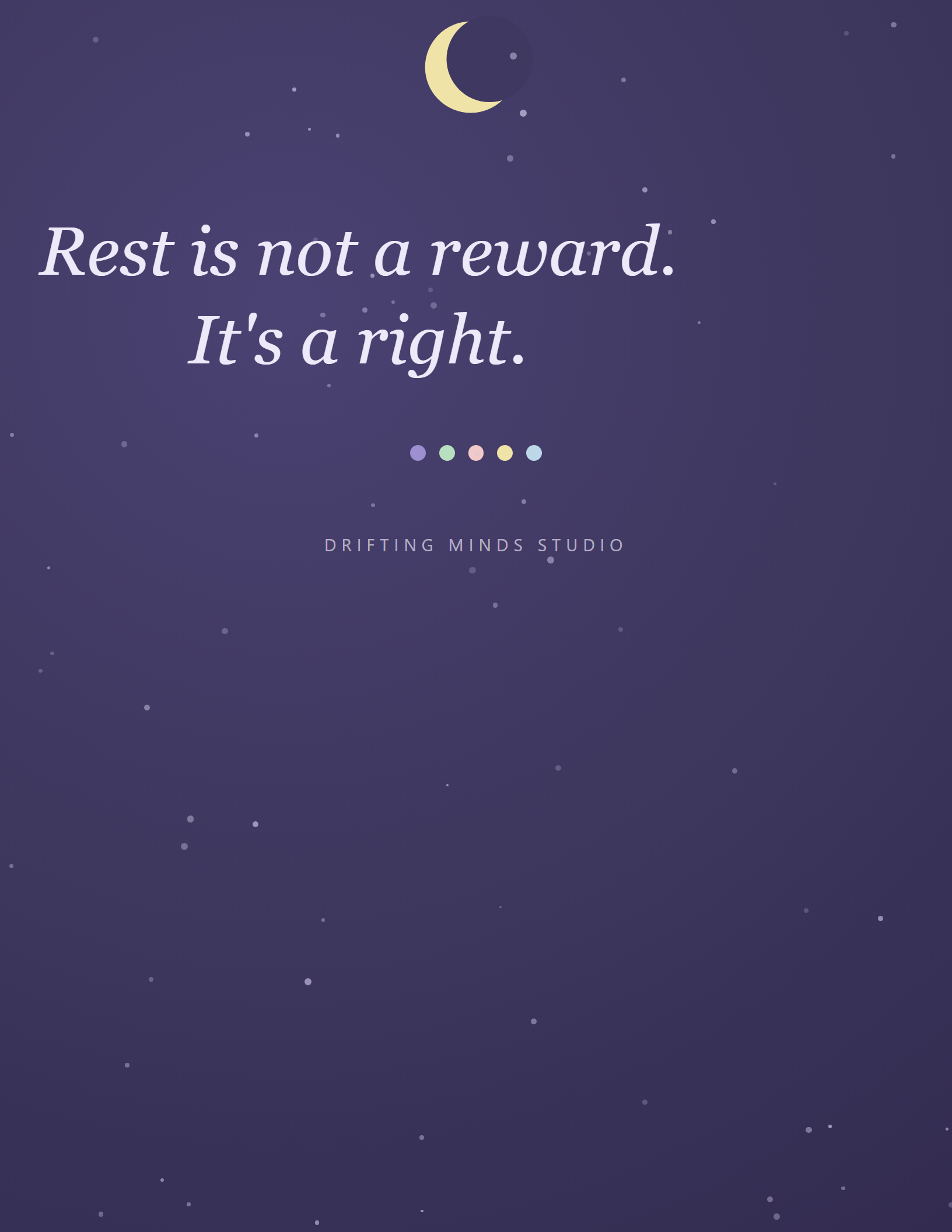 Calm Wall Art Vol 2 rest affirmation print preview