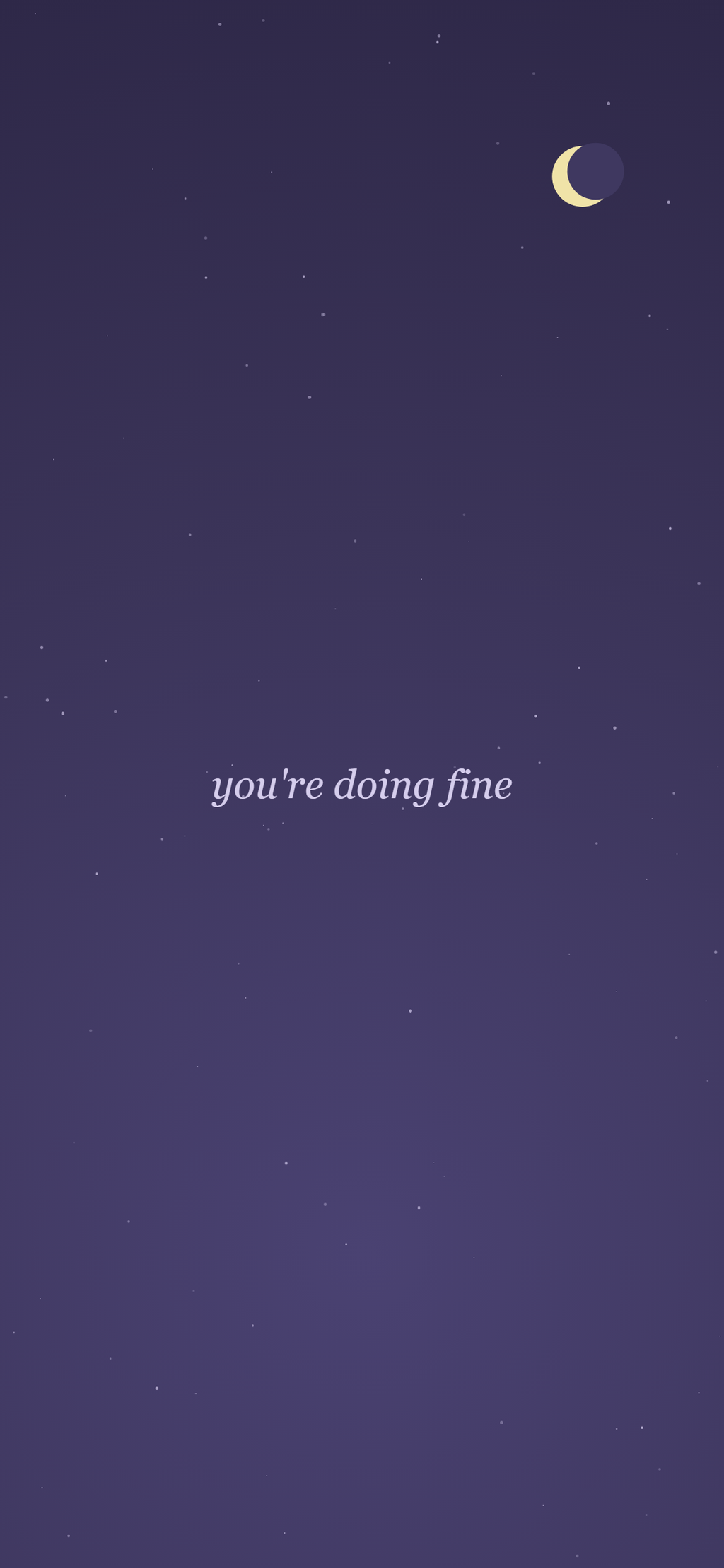 Second calming phone wallpaper preview