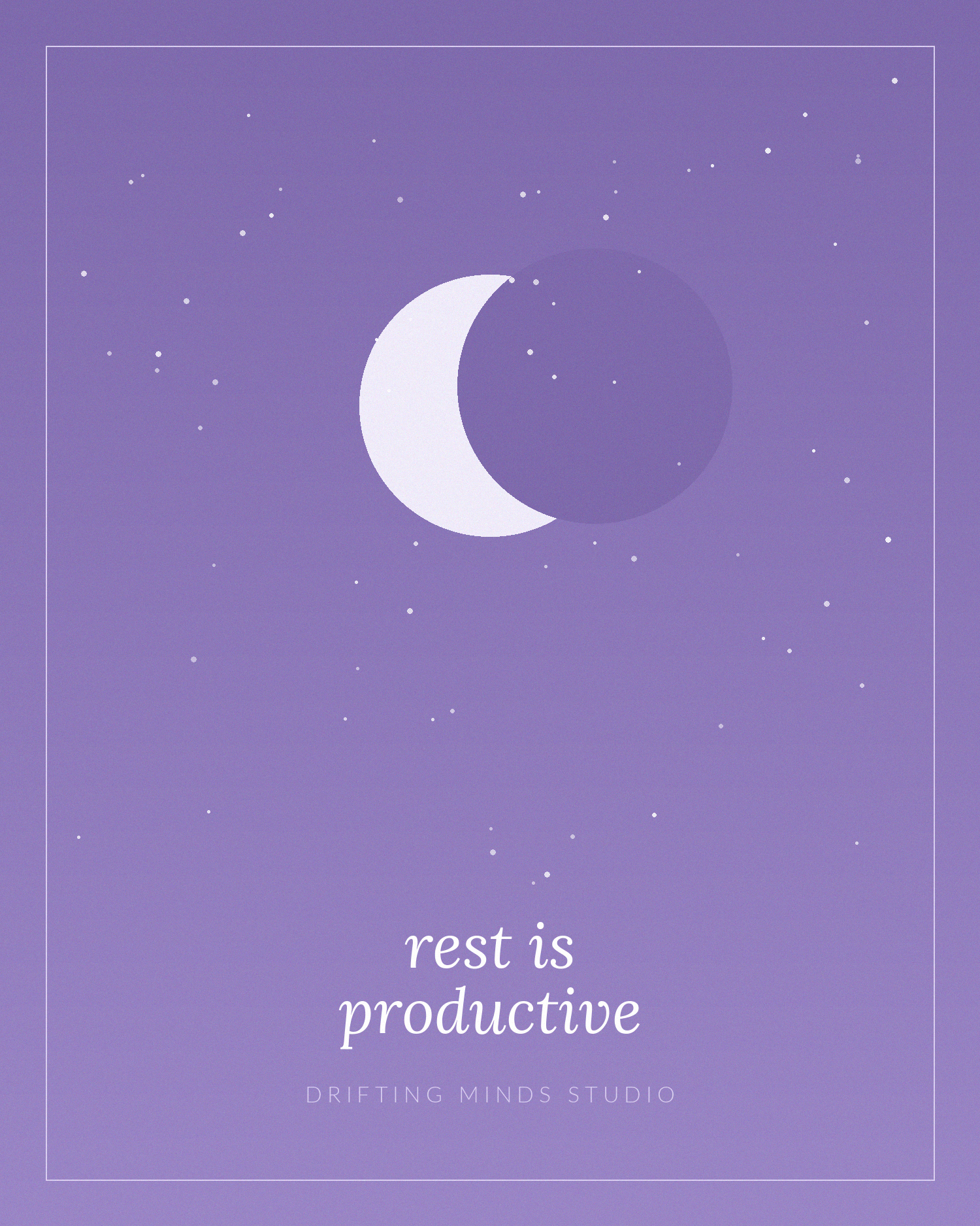 Rest Is Productive — wall art print