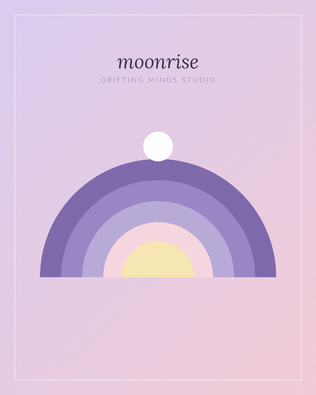 Moonrise Abstract — wall art print