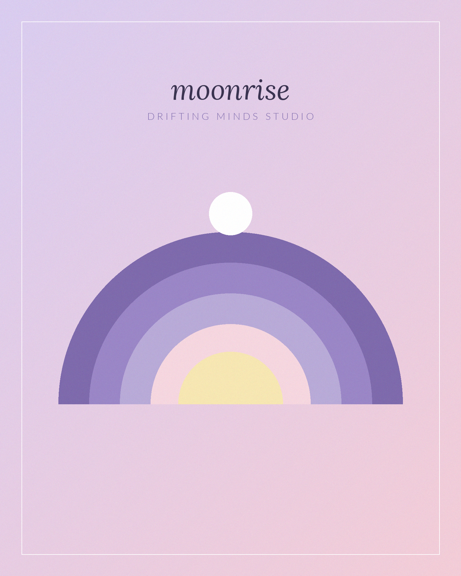 Moonrise Abstract — wall art print