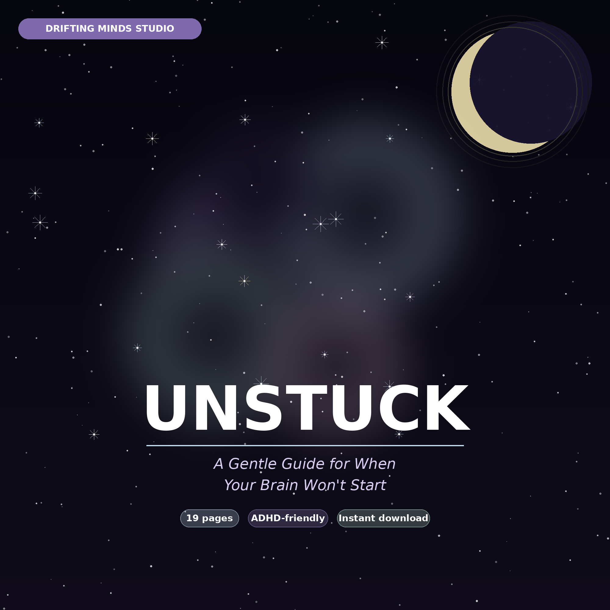 Unstuck - A Gentle Guide for When Your Brain Won't Start cover