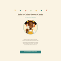 Zola's Calm-Down Cards — six free printable sensory coping cards for kids